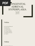 Congenital Adrenal Hyperplasia - Peds - Presentation