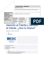 Atención Al Cliente y Servicio Al Cliente