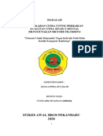 PENGOLAHAN CITRA UNTUK PERBAIKAN KUALITAS SINAR-X DENTAL