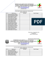 Daftar Hadir Kredensial