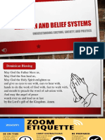 Lesson 3 Religion and Belief Systems