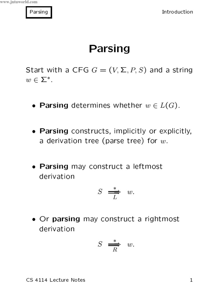 5) Parsing | PDF | Latin Script