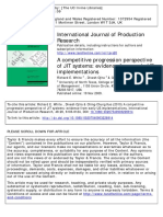 A Competitive Progression Perspective of JIT Systems Evidence From US Implementation