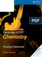 Cambridge Igcse Chemistry Practical Workbook仅40页