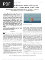 A Novel Oil-Immersed Medium Frequency Transformer For Offshore HVDC Wind Farms