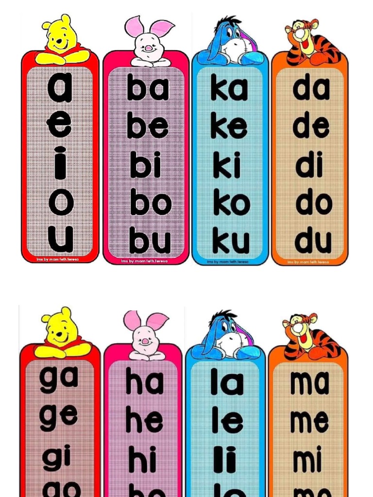 A Ba Ka Da Printable | PDF