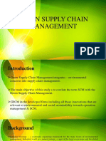 Green Supply Chain Management