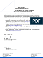 Pengumuman No. 013/Peng-K/IKPIAP/VIII/2021 Pelatihan Dealing Room (Bulan September 2021) Program Studi S-1 Manajemen Reguler