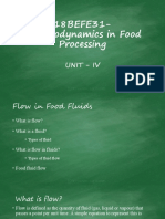18BEFE31-Thermodynamics in Food Processing: Unit - Iv