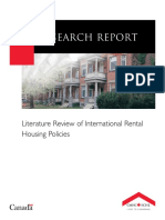 Literature Review International Rental Housing W