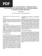 Development of Industrial Cyber Security Standards: Iec 62443 For Scada and Industrial Control System Security