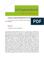 Pdfcoffee.com Joe Dispenza Devenind Supranaturalpdf PDF Free