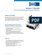 Netbiter® Fgw200: Remote Management For New and Existing Generating Set Installations