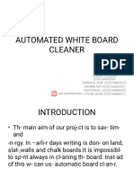 Automatic White Board Cleaner