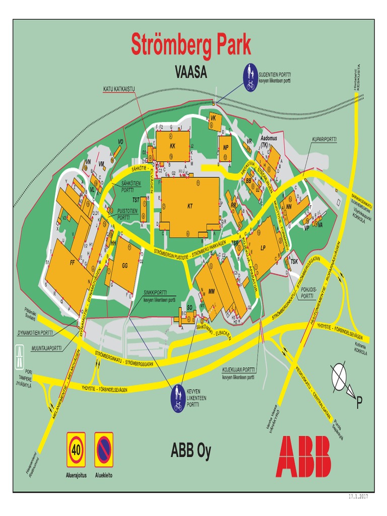 Strömberg Parkin Opaskartta | PDF