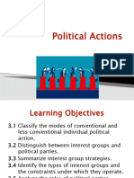 Political Participation and Activism