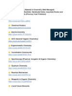 Topicwise Full Study Material in Chemistry (Well Managed) Including Academy Booklets, Handmade Notes, Important Books and Problem Assignments (Previous Year Problems)