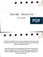 Cara Kerja Jenis Insulin dan Penyimpanan yang Benar