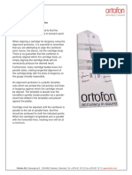 Cartridge Alignment Protractor