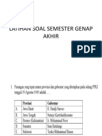 Latihan Soal Semester Genap Akhir