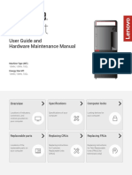 User Guide and Hardware Maintenance Manual: Specifications Computer Locks