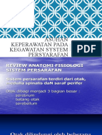 Asuhan keperawatan pada kegawatan system persyarafan