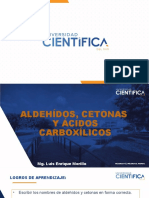 Semana 10 - Prop Químicas de Ald y Cet-Ácidos Carboxilicos. Química Orgánica
