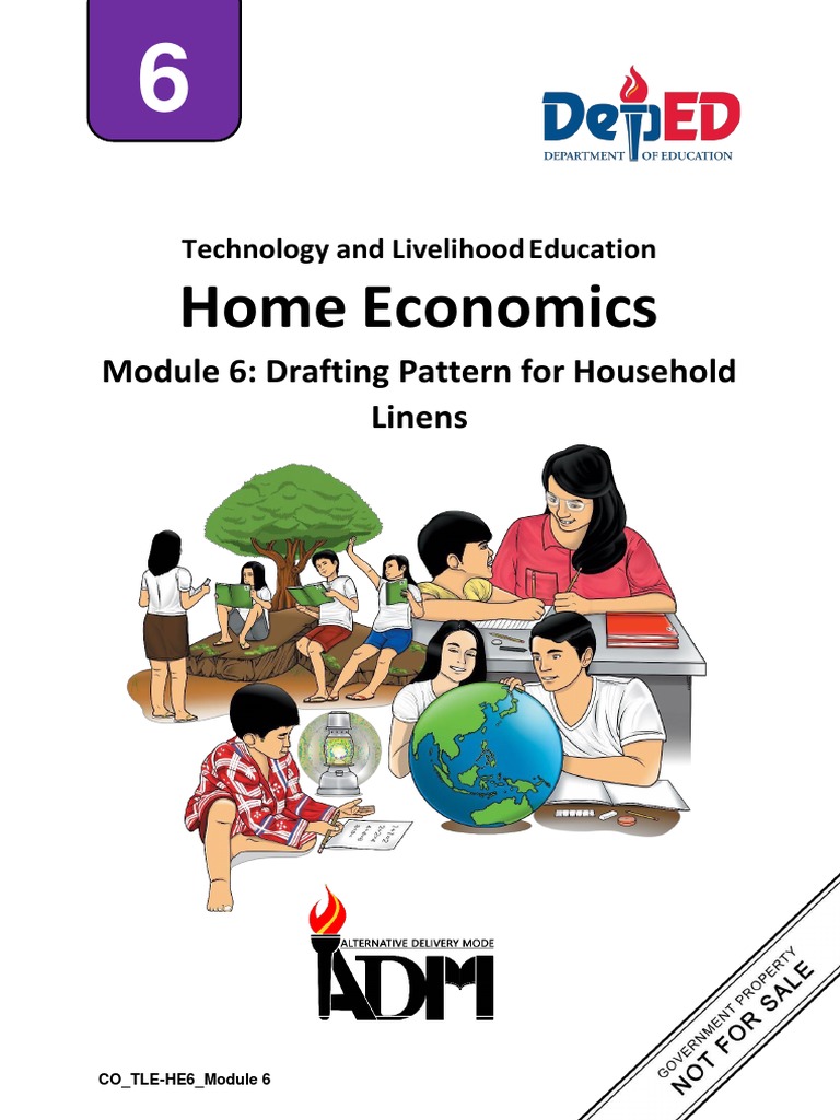 HE6 q1 Mod6 Drafting Pattern For Household Linens Wk3 Q1Students