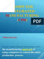 Omputer Ntegrated Anufacturing : C I M CIM