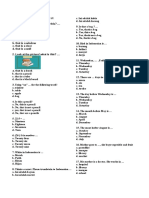 Soal Bahasa Inggris Kelas 3 Mi