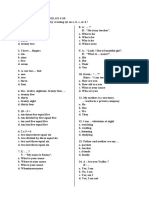 SOAL BAHASA INGGRIS KELAS 4 MI