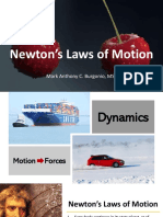 Newton'S Laws of Motion: Mark Anthony C. Burgonio, MSC