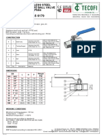 PN64 Full Bore Ball Valve Stainless Steel: Rev.: B Ref.: BS 6179.pas