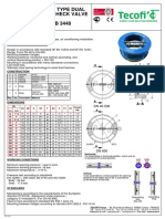 Plate Check Valve Wafer Type Dual: Ref.: CB 3448.pas