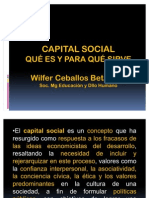 Capital Social Qué Es y para Qué Sirve