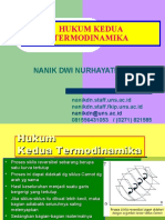 Hukum Kedua Termodinamika