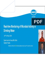 Real-Time Monitoring of Microbial Activity in Drinking Water