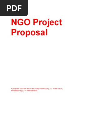 NGO Project Proposal
