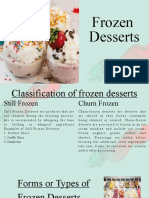 Frozen Desserts