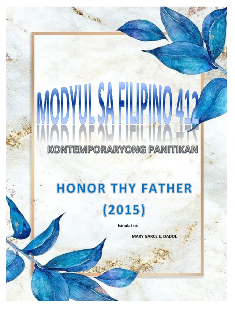 Honor Thy Father PDF