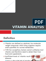 Vitamin Analysis Methods Guide
