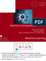 Machine Learning Model: Machine Learning 2021 UML Book Chapter 2 Slides P. Zanuttigh (Derived From F. Vandin Slides)
