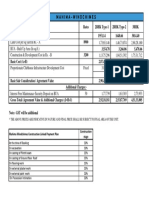 Windchime - Area Sheet & Price Sheet