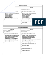 Short Notes Java Coding