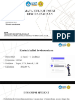 P1 - KWU - Pendahuluan Kewirausahaan