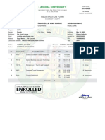 Laguna University: Registration Form