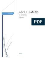 Abdul Samad (01-112182-043)