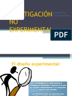 Diseños No Experimentales