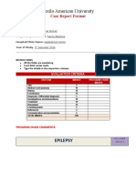 Texila American University: Case Report Format