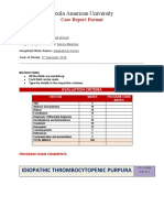 ITP Case Report Format